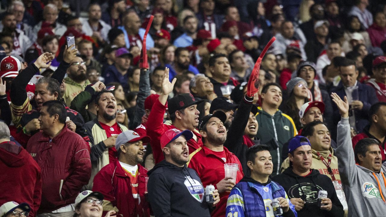 Report: 49ers' fans expected to make up 82 percent of crowd on Monday in  Mexico City - Niners Nation