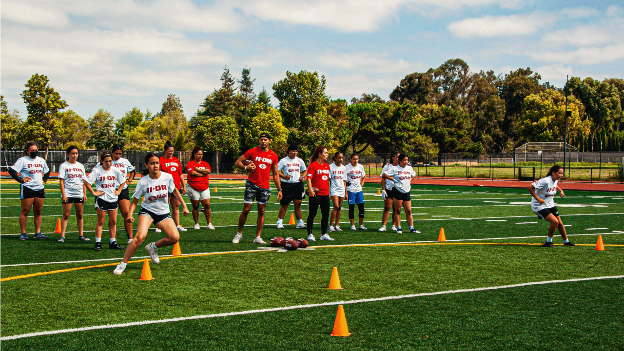 49ers PREP Hosts Girls Flag Football Jamboree Fueled by Gatorade