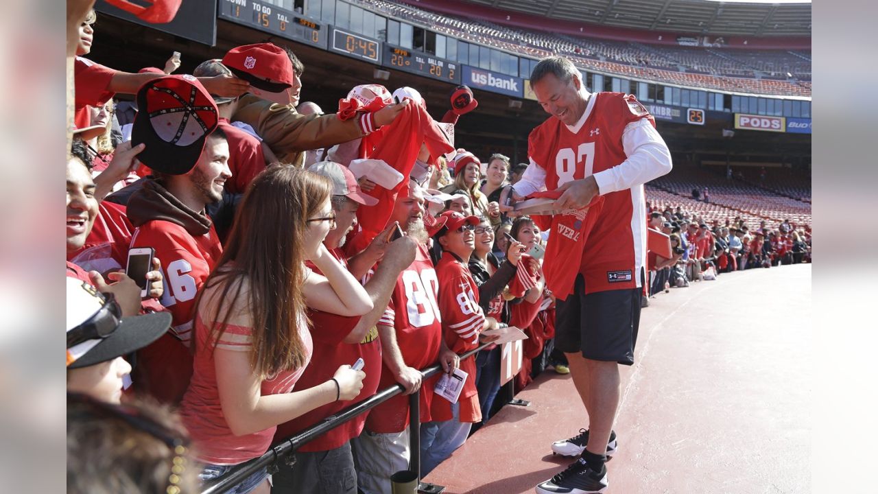 49ers Players Signing Autographs for the Faithful