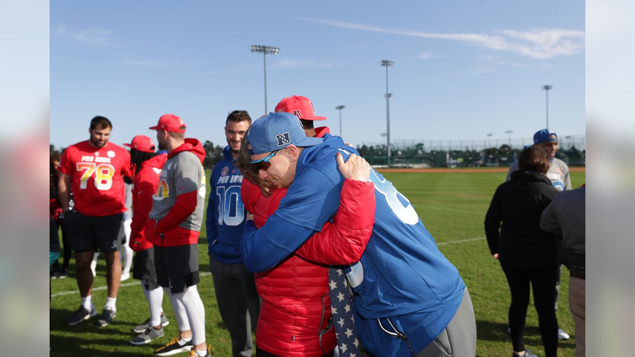 San Francisco 49ers - George Kittle has been named one of three finalists  for the NFL's 12th annual Salute to Service Award 