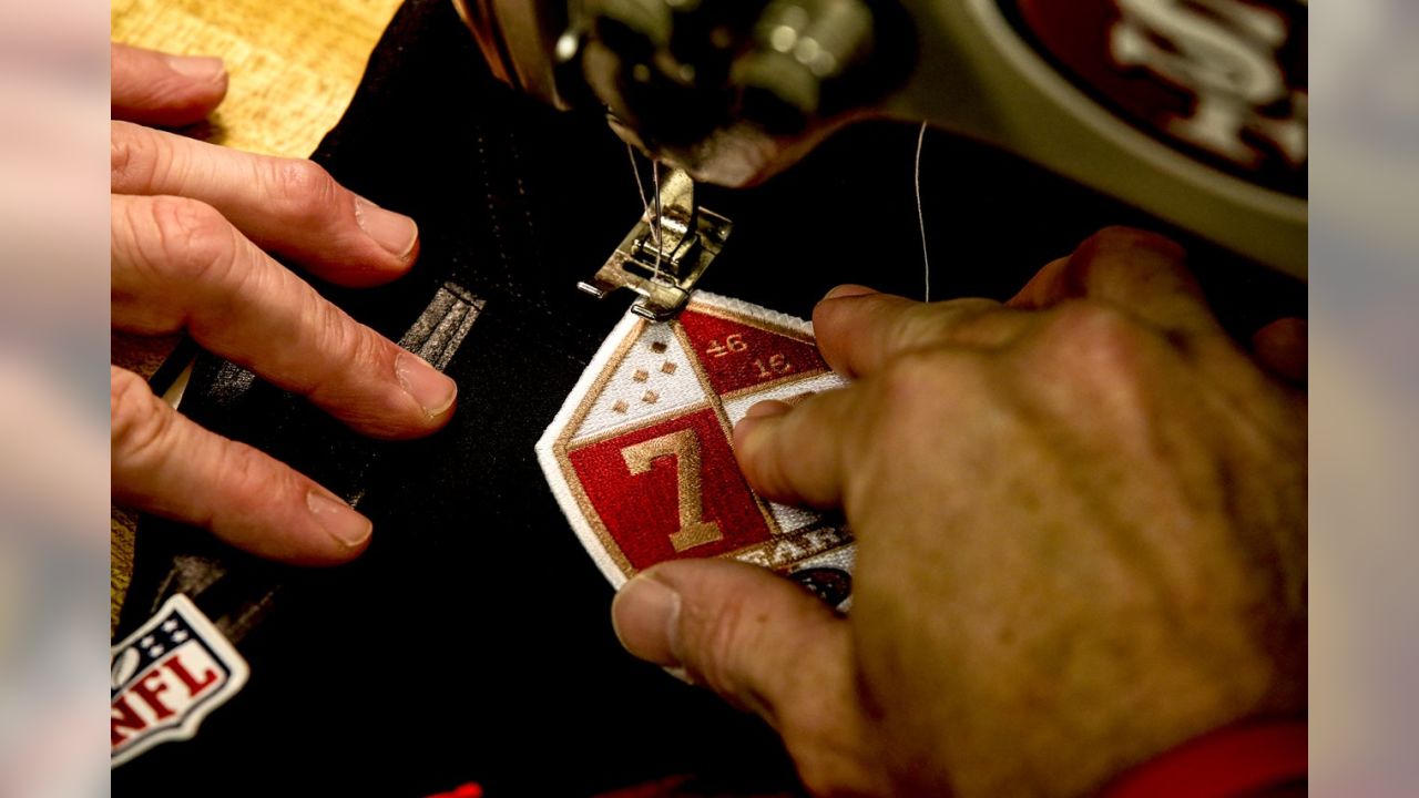 Detail Photos of 49ers 70th Anniversary Uniform Patch