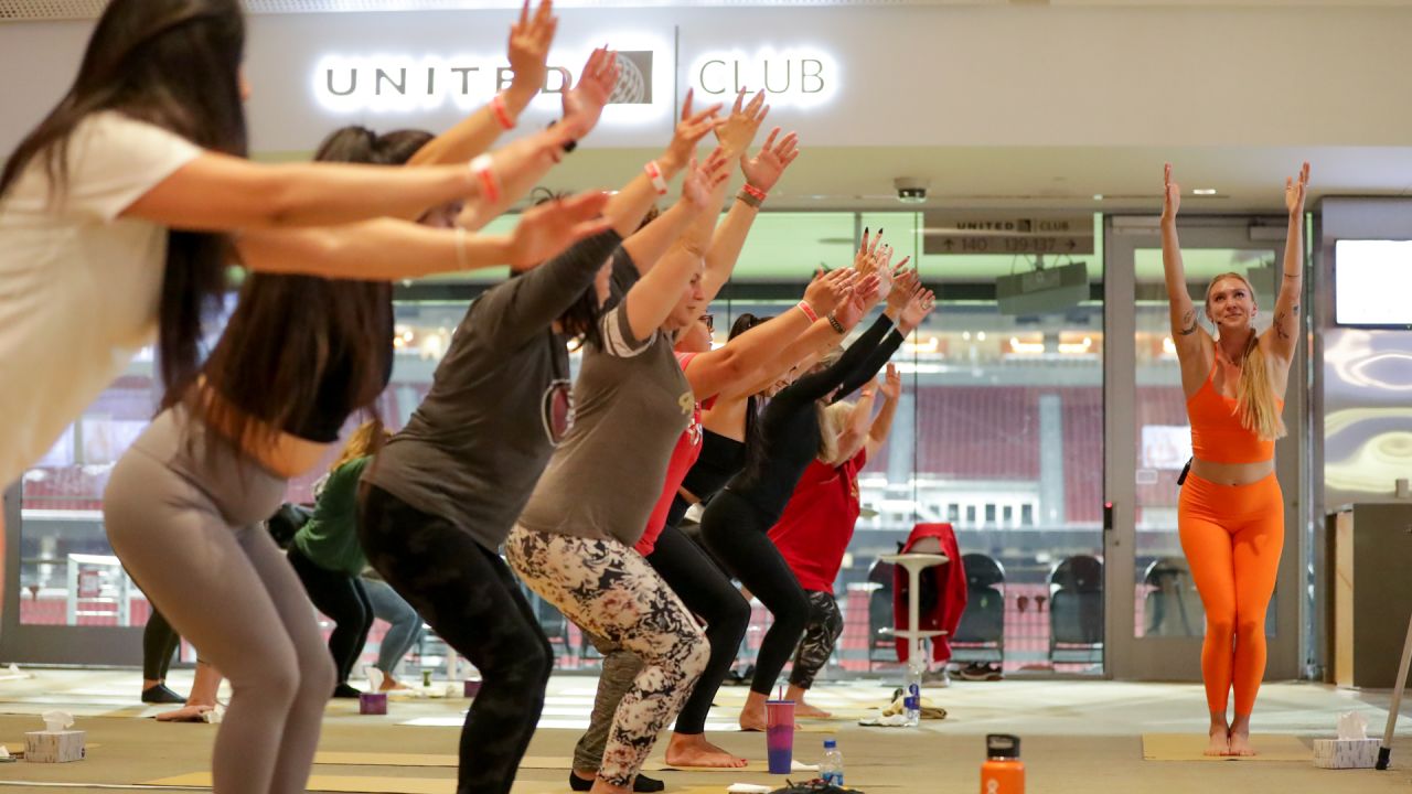 Yoga for Eagles Fans: Yoga on the Field