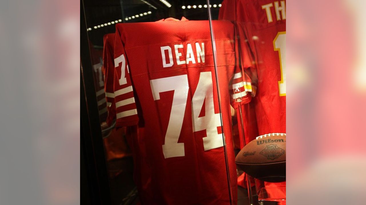 San Francisco 49ers - Wearing No. 74 decals for the late Fred Dean ❤️