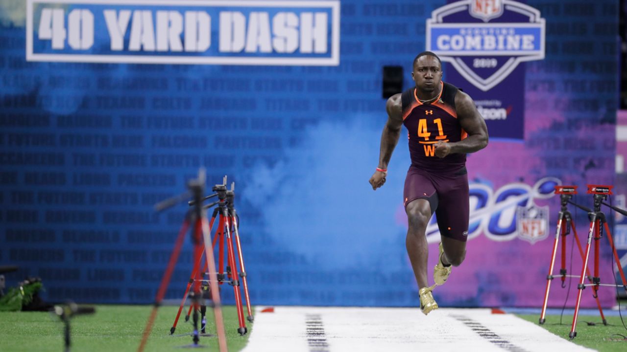 Buckner clocks 5.05 in the 40-yard dash at NFL Combine