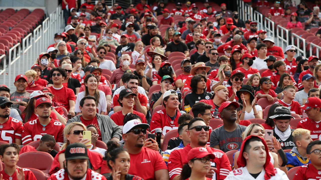 It was great to see the fans back inside Levi's stadium on Dwight Clark day  for the 49ers Open Practice 