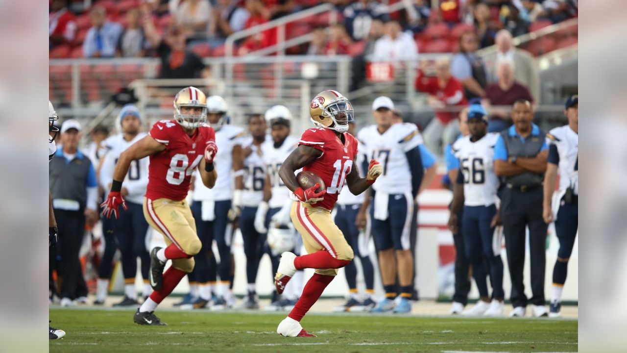 49ers' Bruce Ellington goes 70 yards untouched (Video)