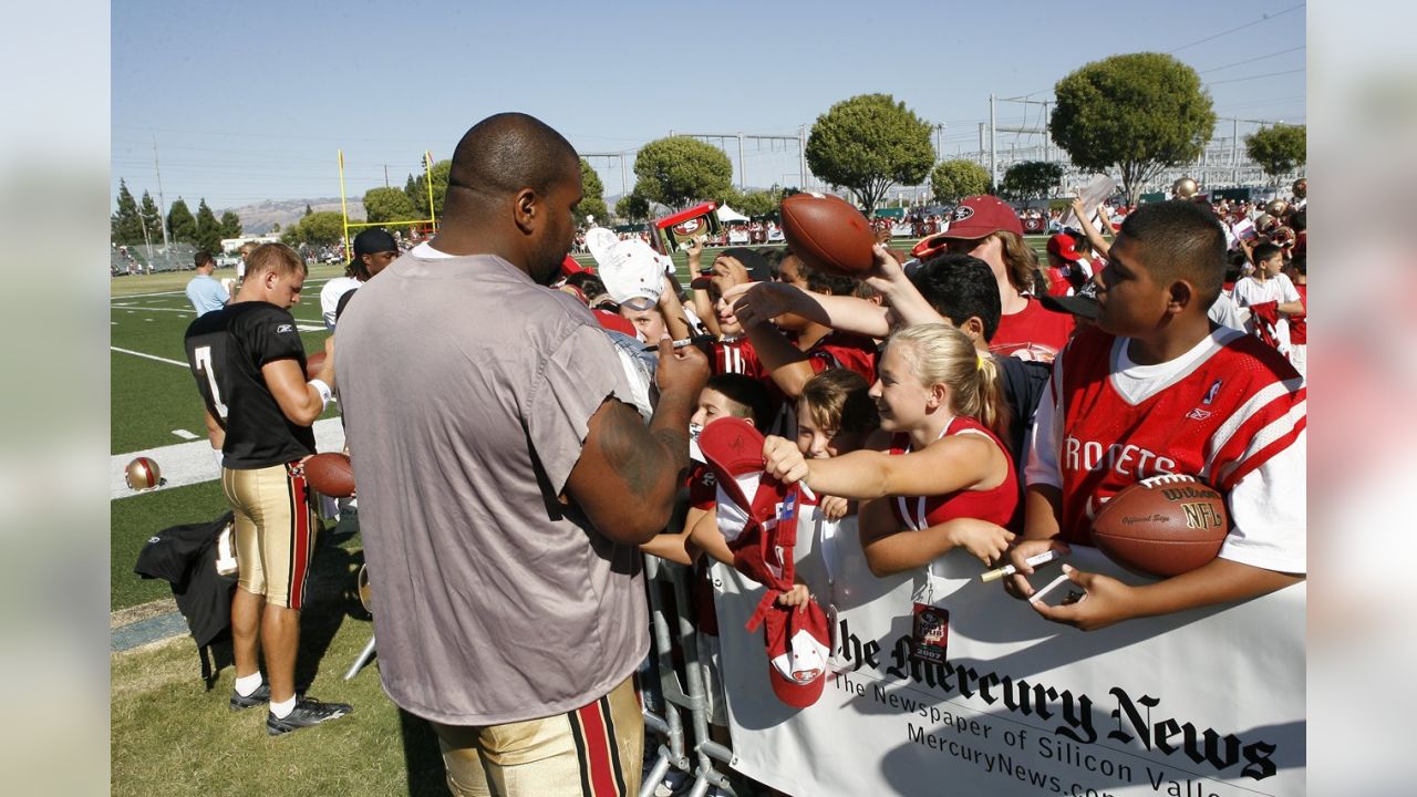 49ers Players Signing Autographs for the Faithful