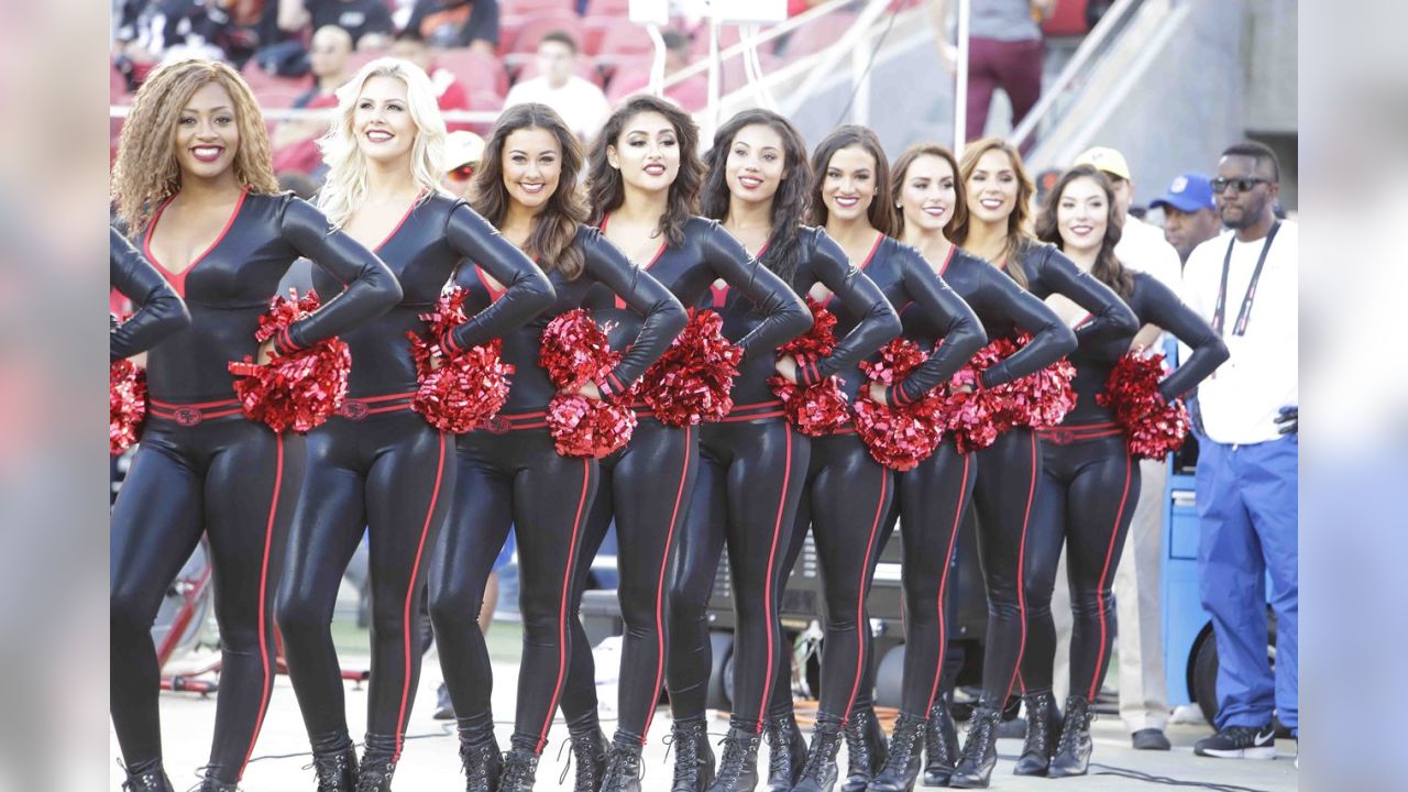 Bucs Cheerleaders - what's with the leggings? My wife wonders why