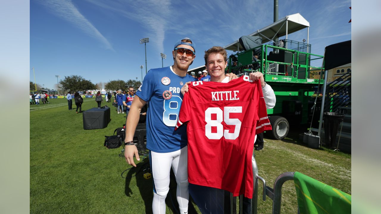 George Kittle on Salute to Service