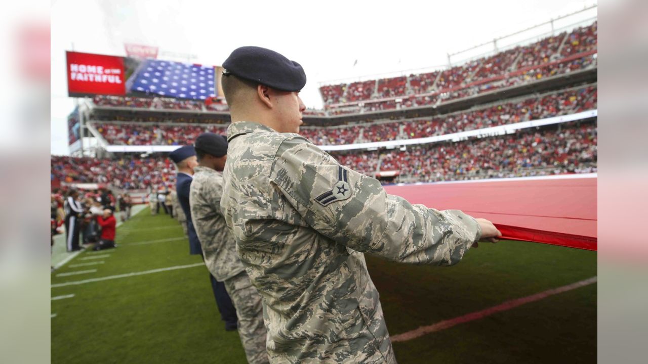 San Francisco 49ers - The 49ers will pay tribute to the US Military  throughout their Veteran's Day matchup vs. St. Louis: