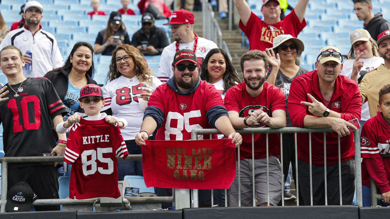 49ers fans taking over Bank of America Stadium in Week 5