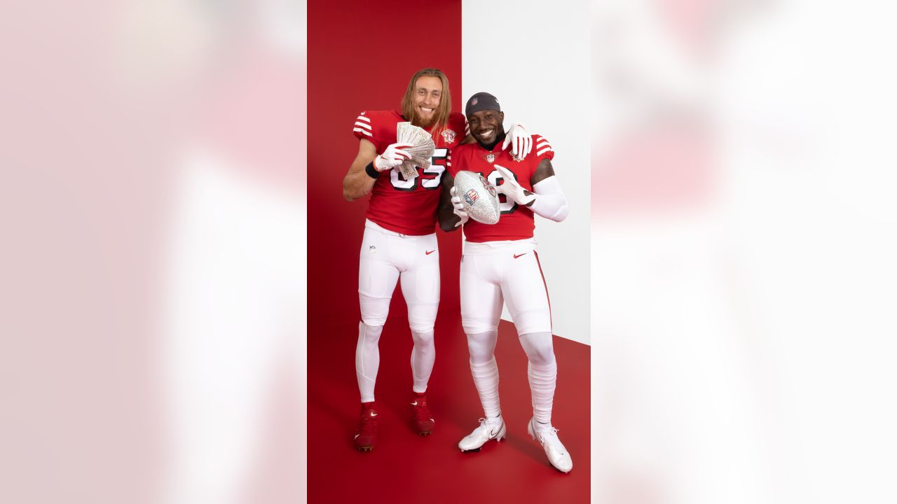 49ers Unveil '94 Red Throwback Uniforms During State of the Franchise