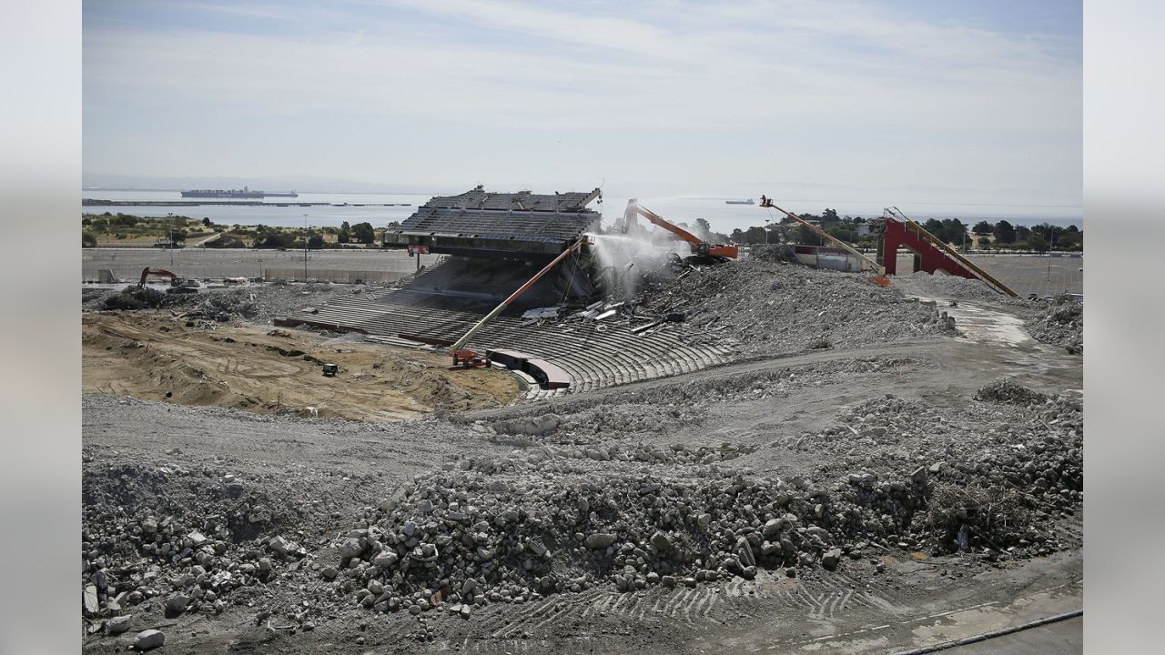 Candlestick Park Being Demolished