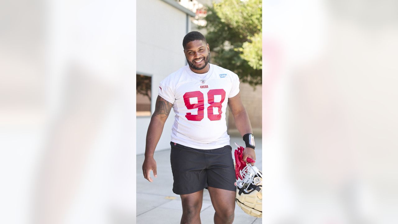 The 49ers have officially handed jersey numbers to Javon Hargrave, Sam  Darnold, & Clelin Ferrell 