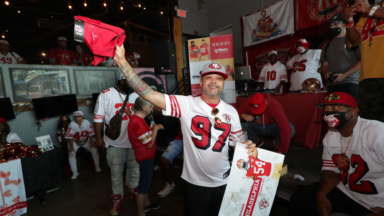 San Francisco 49ers on X: Join us on the road for our first 49ers Invasion  pres. by @zennioptical in Pittsburgh! There will be giveaway items, a  raffle and the chance to hang