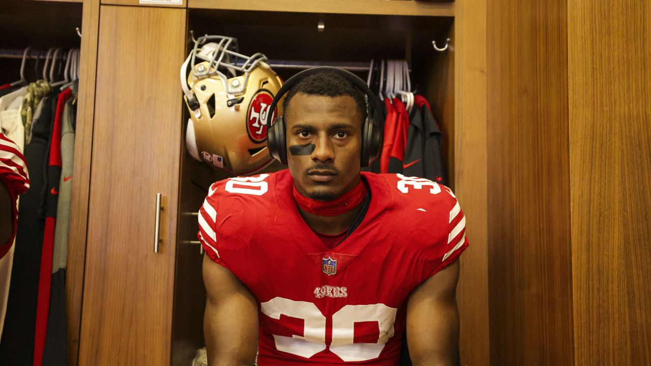 NFL 49ers Men's M&N All Over Crew The Locker Room Of Downey