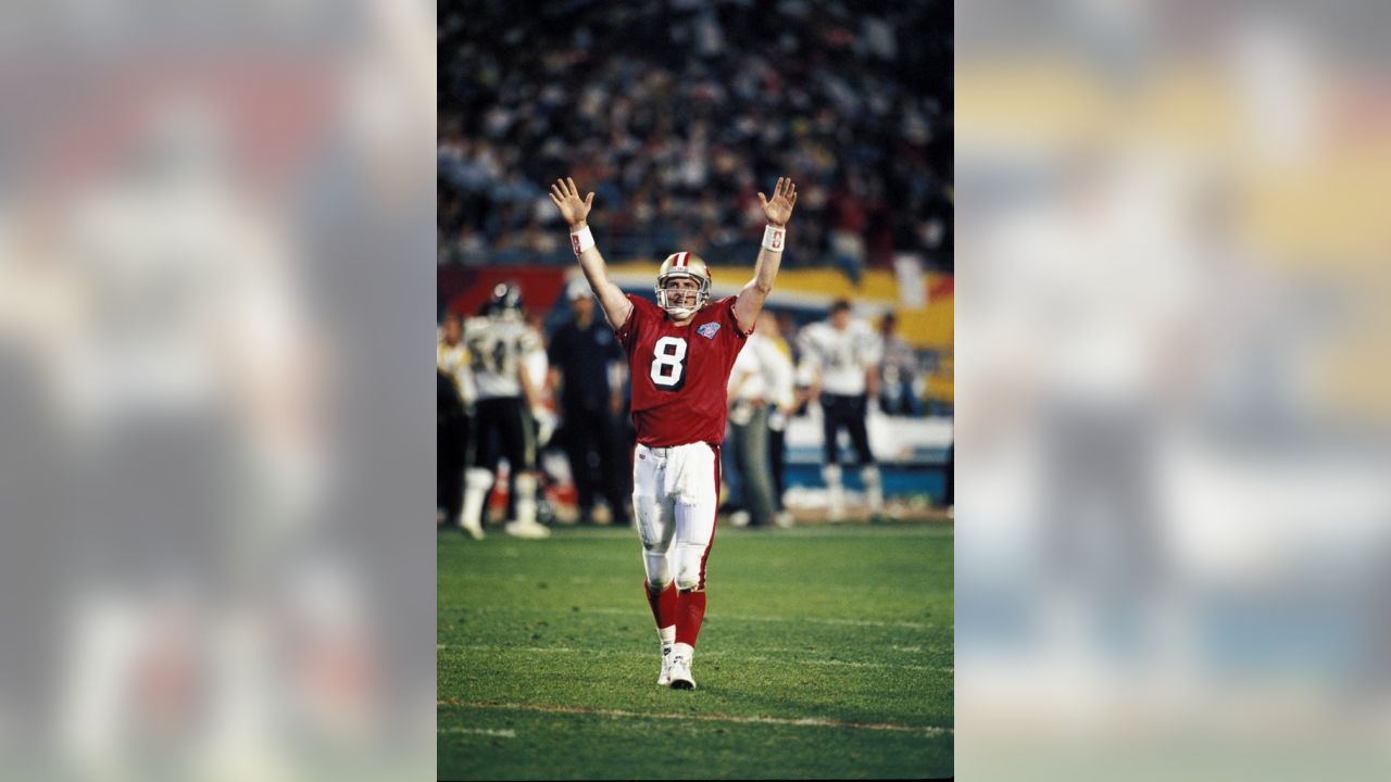 San Francisco 49ers on X: On January 29, 1995, Steve Young threw for 6 TDs  as the #49ers won Super Bowl XXIX.  / X