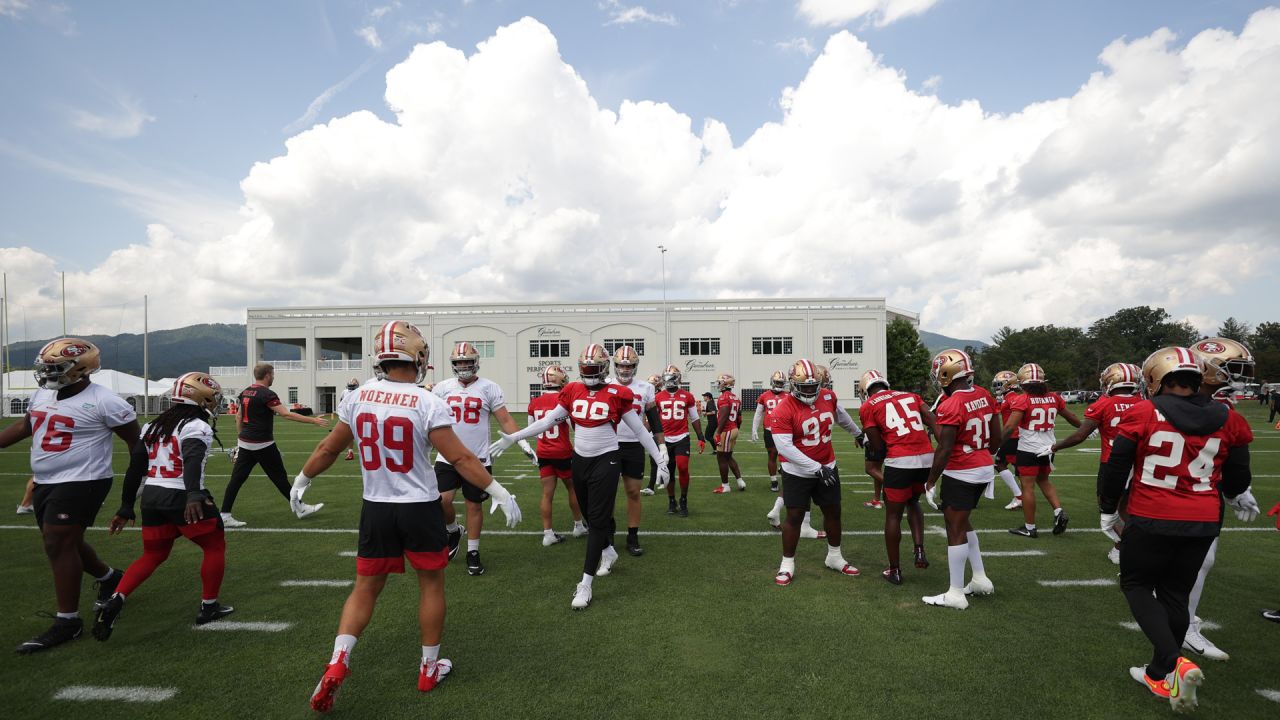 49ers Practice in West Virginia in Preparation for Week 2