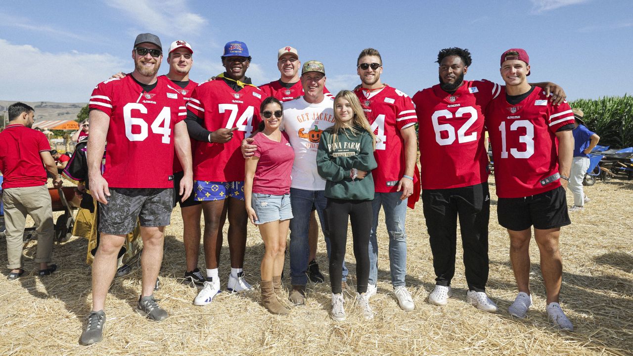 Off the Field: 49ers Players Embrace Halloween Spirit at Pumpkin