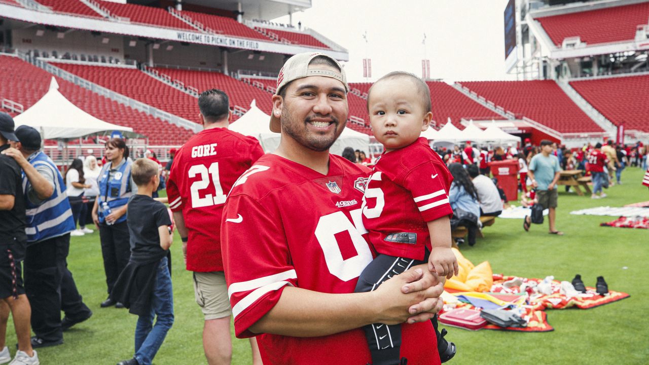 San Francisco 49ers - One month 'til the #49ers Picnic on the Field  benefiting the 49ers Foundation! Included in your ticket: • complimentary  meal • tastings from local breweries • games &