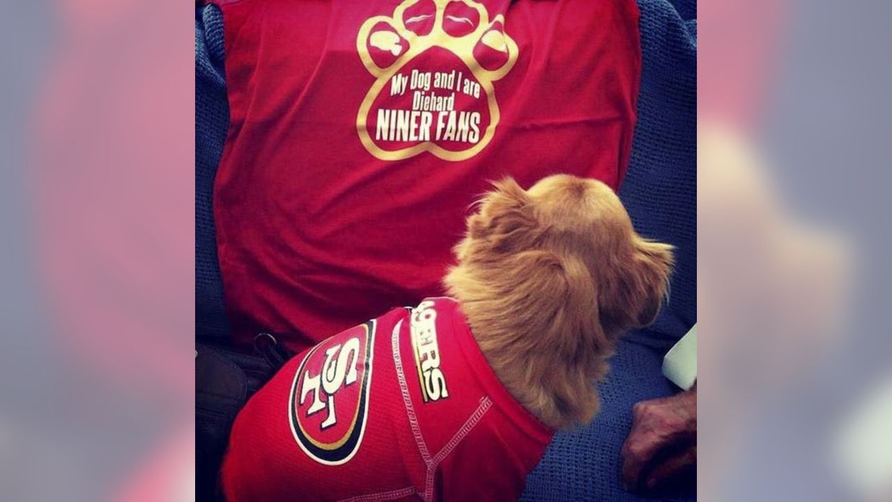 For Canine NFL Fans  San Francisco 49ers T-Shirt for Dogs