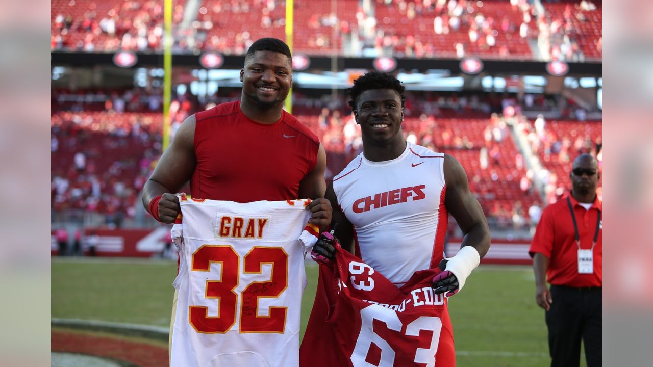 San Francisco 49ers - Jersey swapping with some elite company