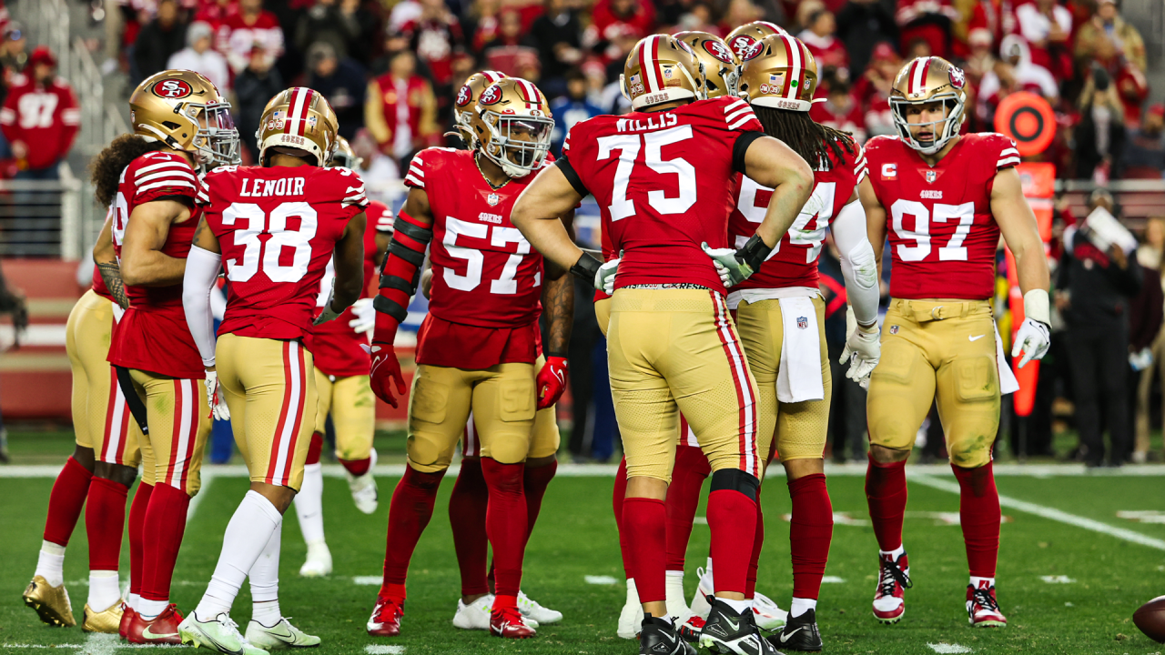 Dallas Cowboys linebacker Micah Parsons (11) before an NFL divisional round  playoff football game against the San Francisco 49ers in Santa Clara,  Calif., Sunday, Jan. 22, 2023. (AP Photo/Godofredo A. Vásquez Stock