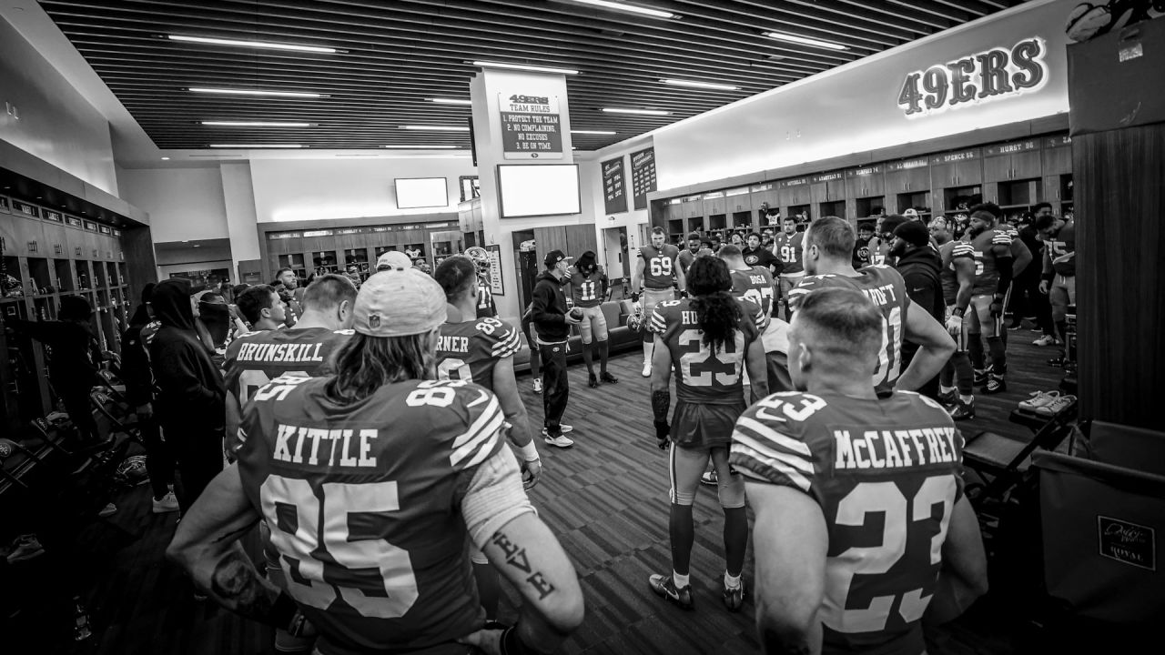 Inside the Locker Room: 49ers Prepare for Wild Card Matchup vs. Seattle