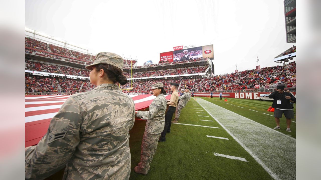 San Francisco 49ers - Please join the 49ers organization as we honor the  brave men and women who protect and serve our great country.  .com/salute