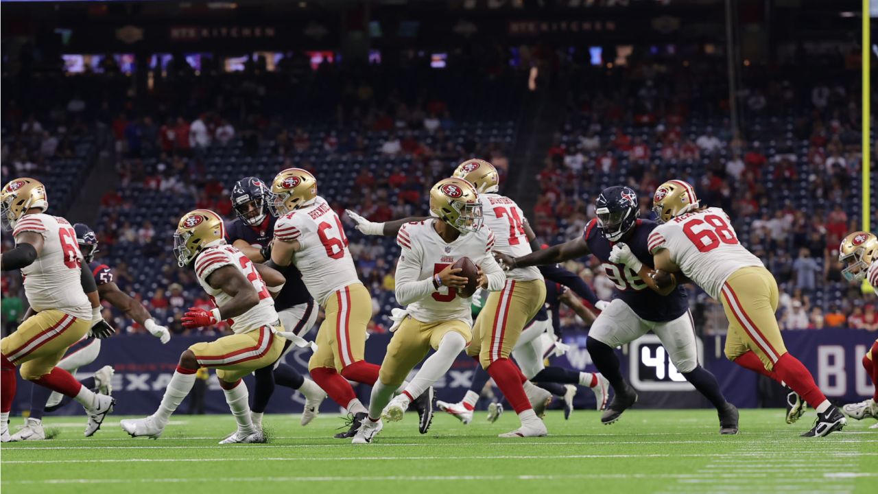 List of 49ers not playing vs. Houston Texans in preseason game