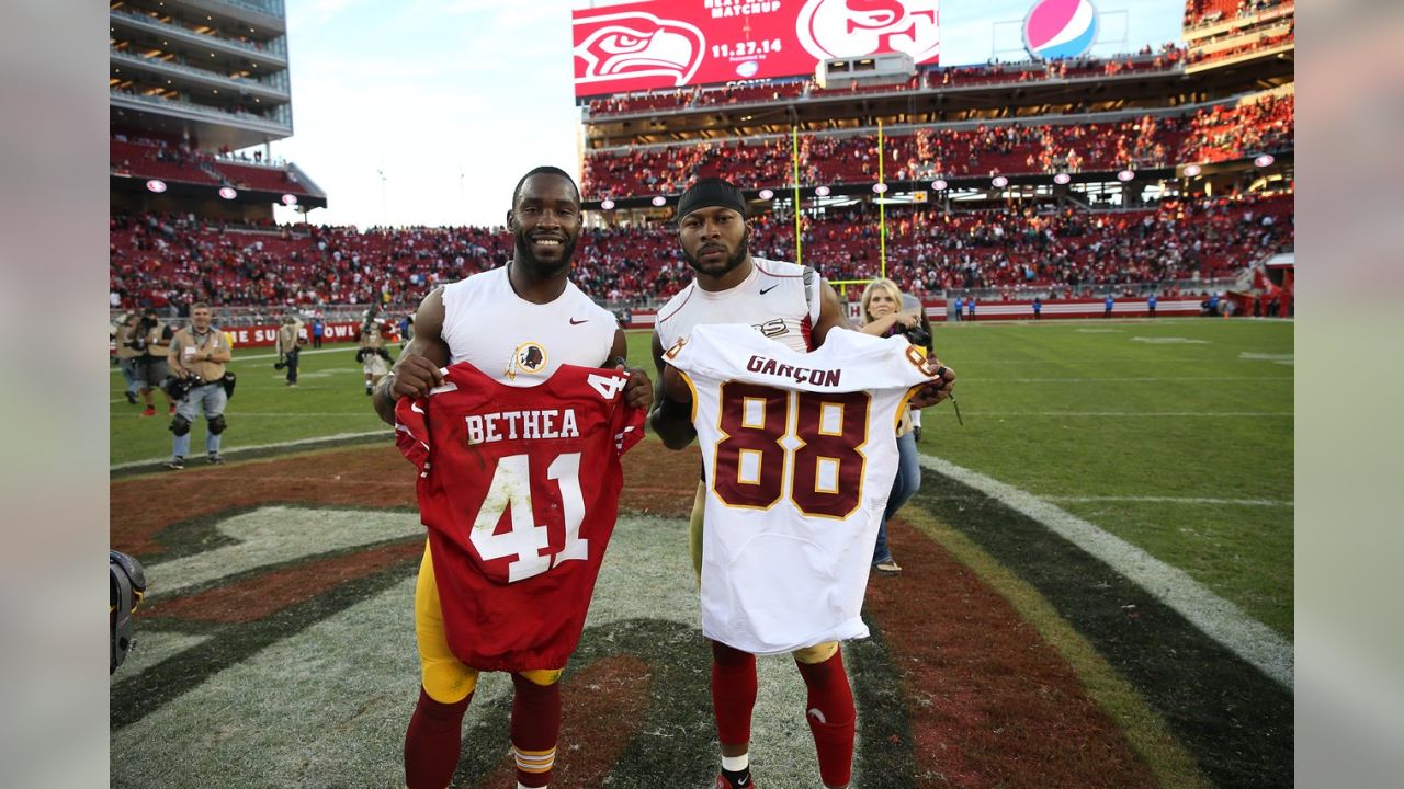 San Francisco 49ers - Jersey swapping with some elite company