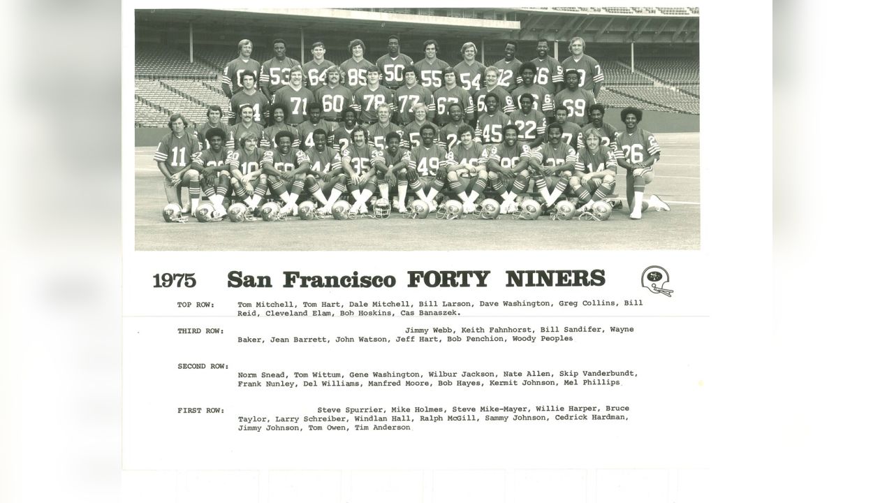 VINTAGE ORIGINAL 1972 SAN FRANCISCO 49ERS 5X8 TEAM PHOTO