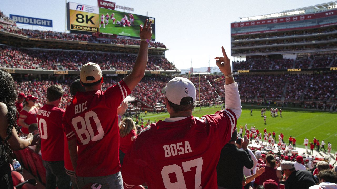 The Faithful Pack Levi's® Stadium for Week 7 Against the Chiefs