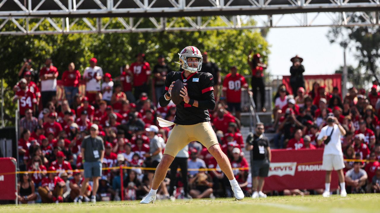 Why is QB Brandon Allen doing so much in 49ers' training camp?