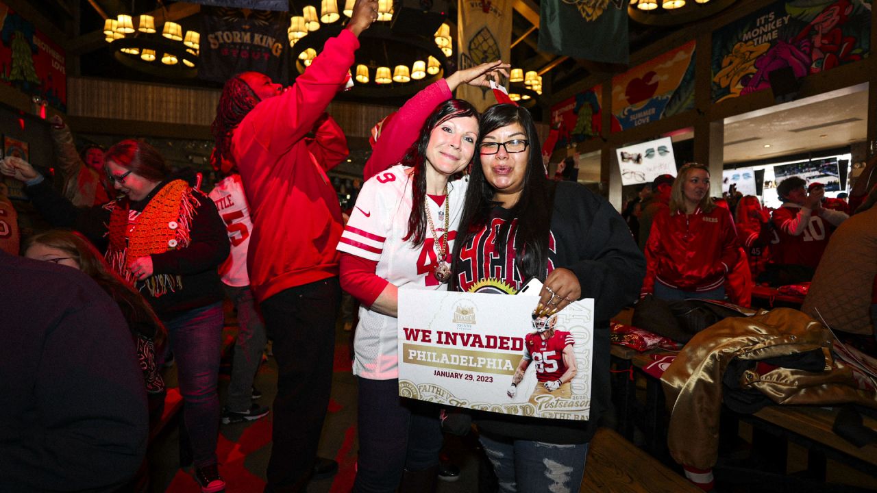 Faithful 49ers Fans Travel to Philadelphia Ahead of the NFC