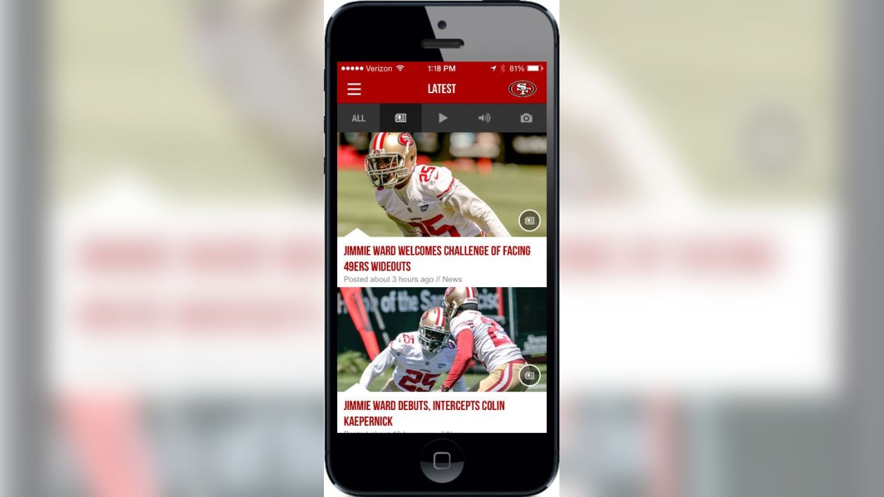 San Francisco 49ers on X: #49ersLive is on right now! Get to   or the new 49ers mobile app.   / X