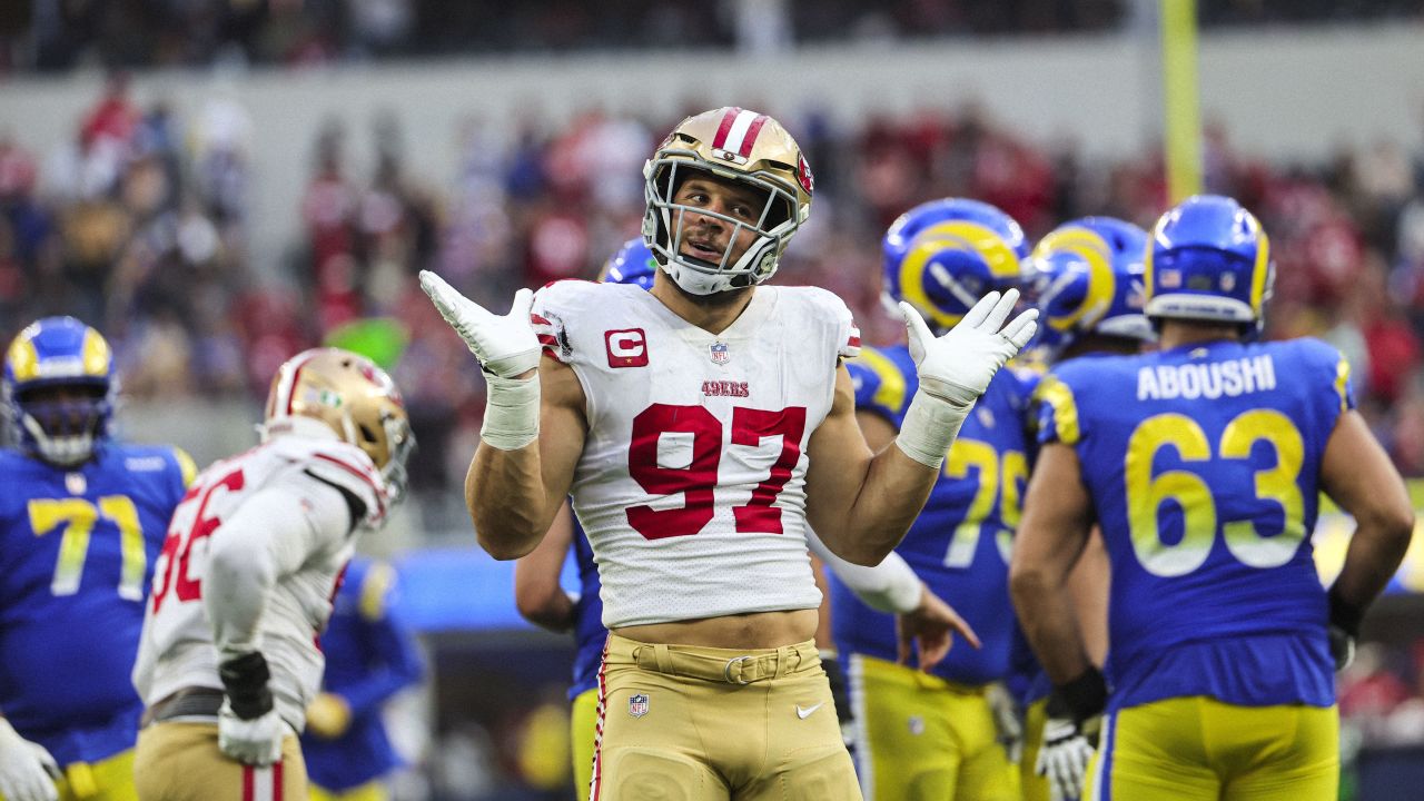 AP NFL DPOY Nick Bosa's Top Photos from the 2022 Season