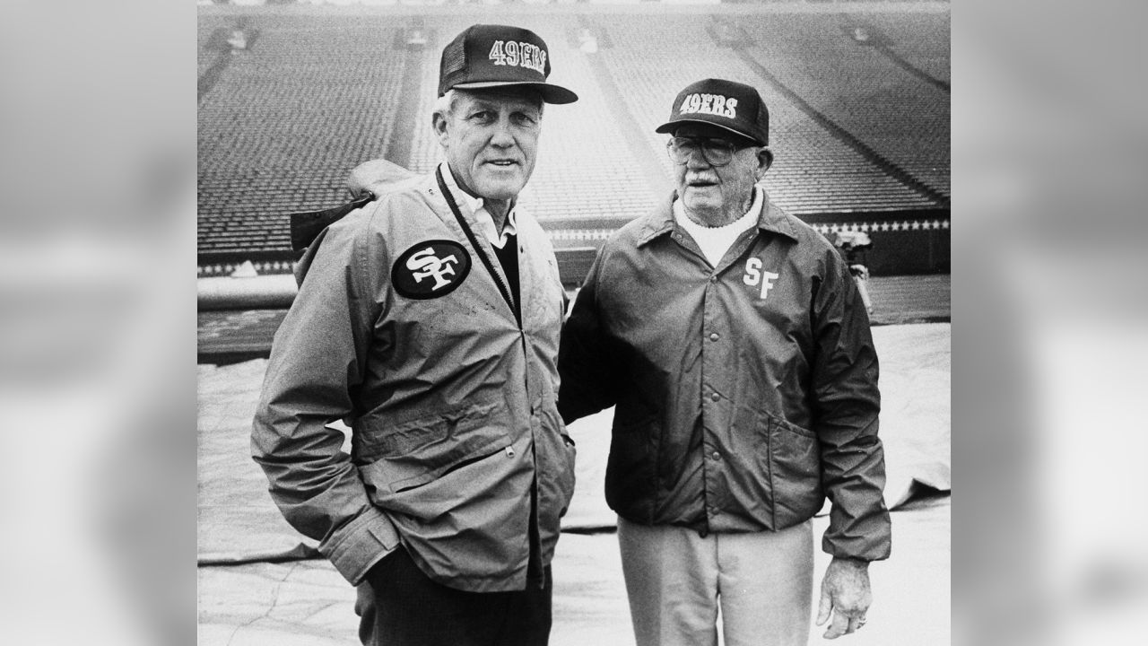 Bill Walsh x 49ers x The North Face  Nfl football 49ers, San francisco  49ers, 49ers players