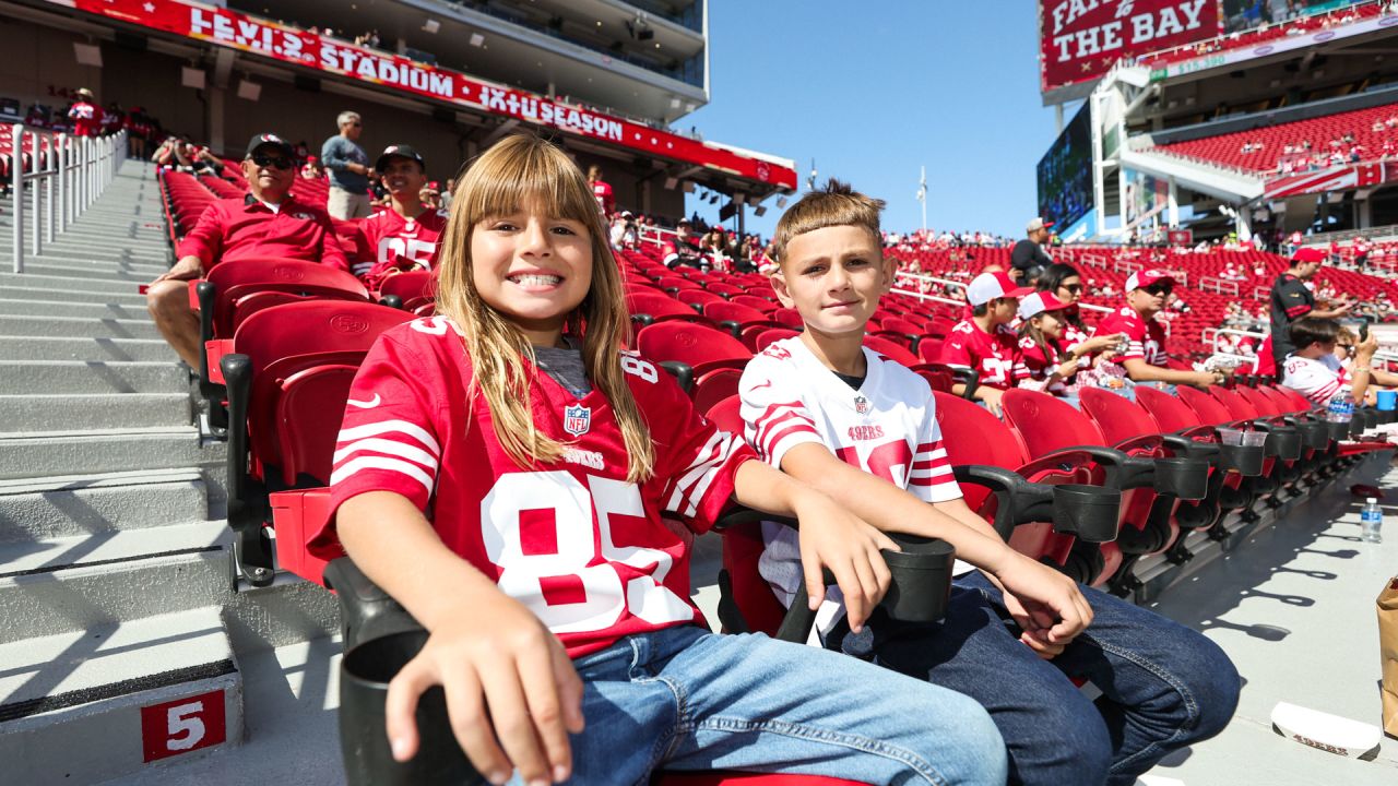 49ers fans TOOK OVER the Rams Stadium and painted it red 