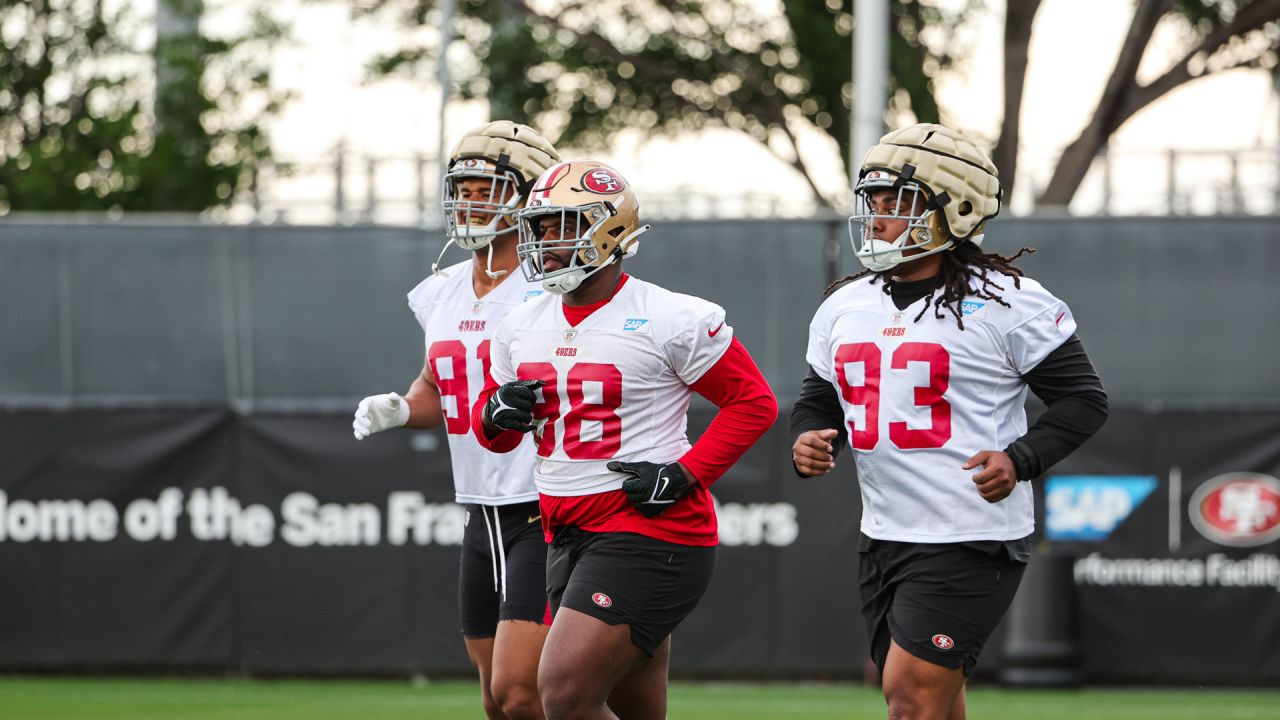 Javon Hargrave of the San Francisco 49ers during mandatory minicamp News  Photo - Getty Images