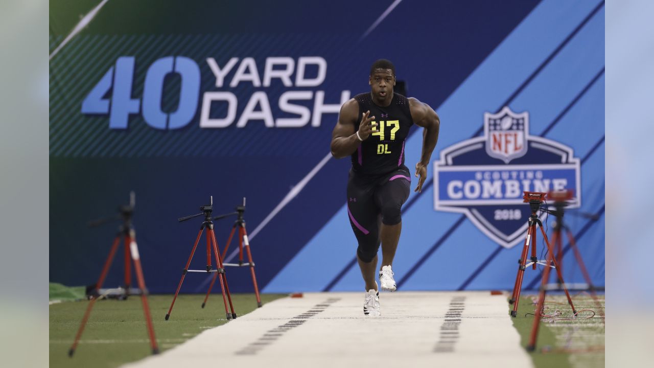 Buckner clocks 5.05 in the 40-yard dash at NFL Combine