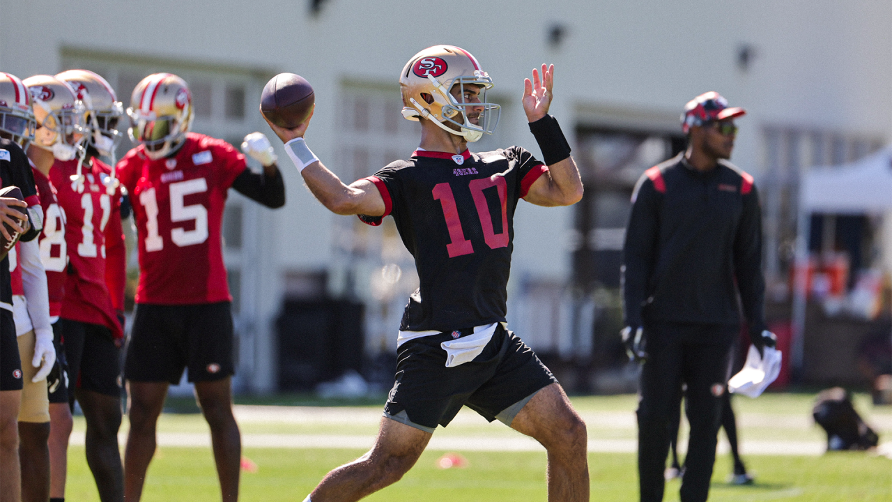 49ers Prepare for 'Monday Night Football' Matchup Against the Rams