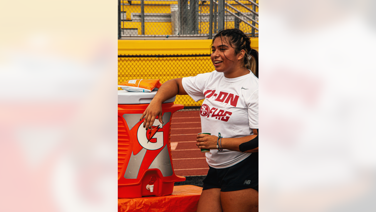 49ers PREP Hosts Girls Flag Football Jamboree Fueled by Gatorade