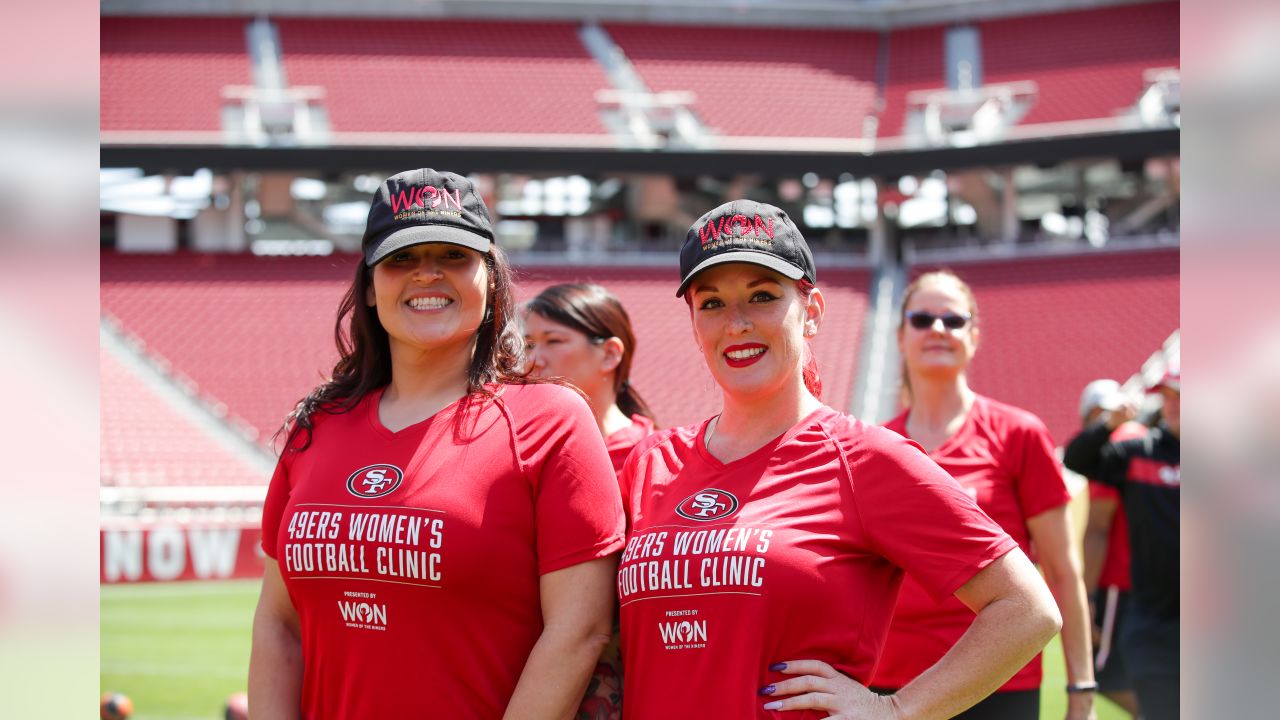 49ers Women's Football Clinic presented by WON on Sunday, April 7