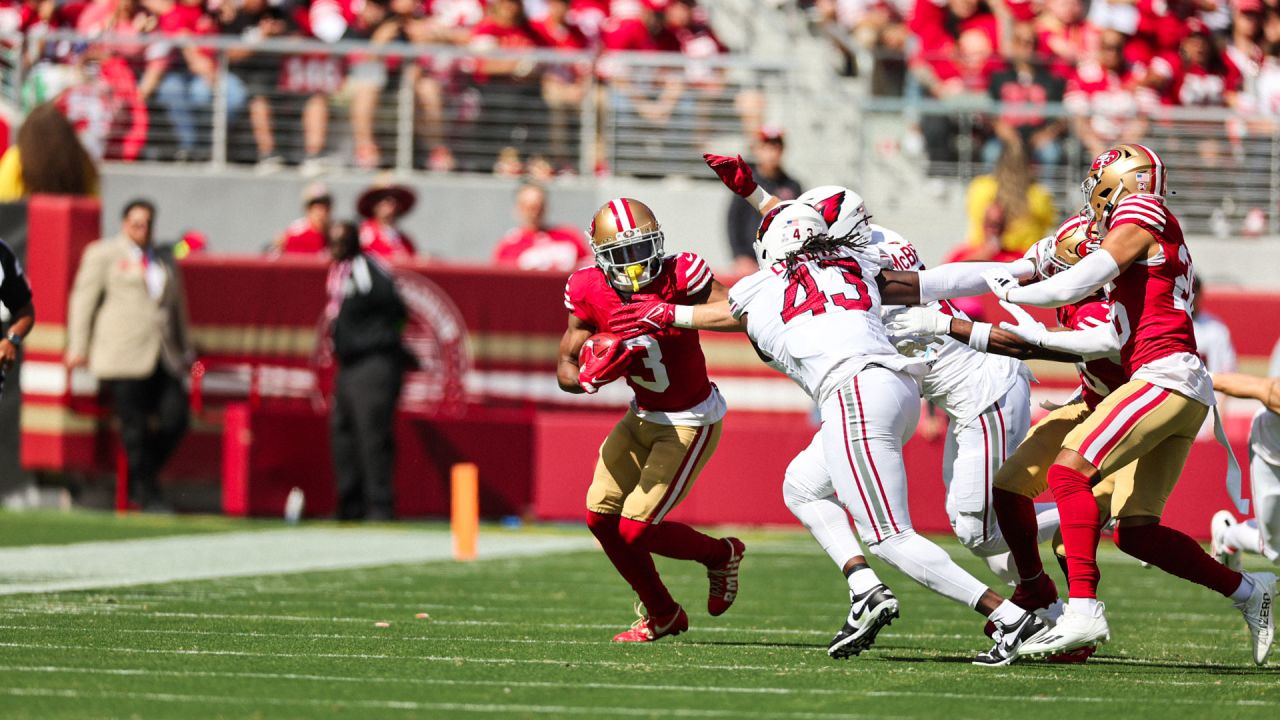 San Francisco 49ers - Who's got it better than us? 49ers beat the Cardinals  27-13 to win the NFC West for the second straight year. Visit   for postgame press conferences.