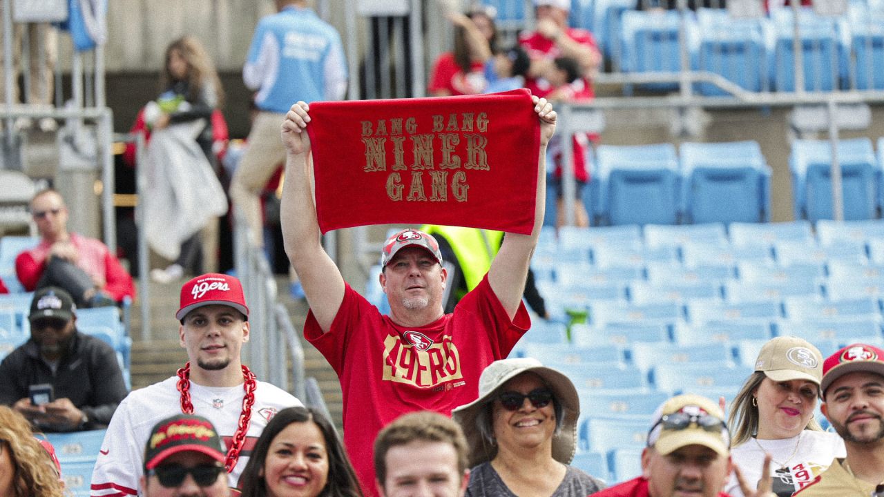 Disappointing': 49ers fans take over BofA Stadium as interest wanes for  losing Panthers