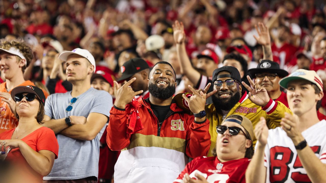 49ers fans TOOK OVER the Rams Stadium and painted it red 