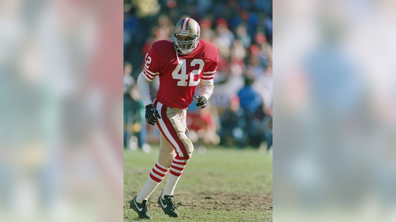 SUPERBOWL-SUPERMEN Ronnie Lott 49ERS USC Trojans HOF