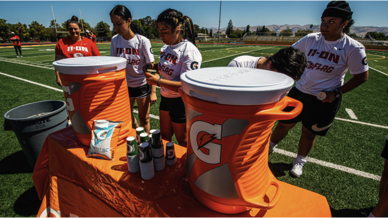 Vikings Host Girls Flag Football Jamboree