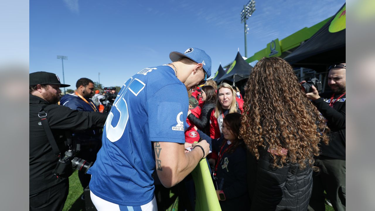 George Kittle San Francisco 49ers military salute to service